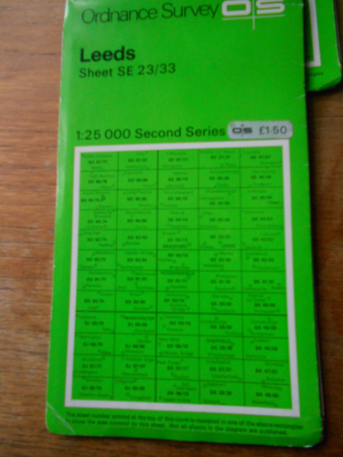 Ordnance Survey 1:25000 Second Series 1970's hiking maps - Picture 2 of 10