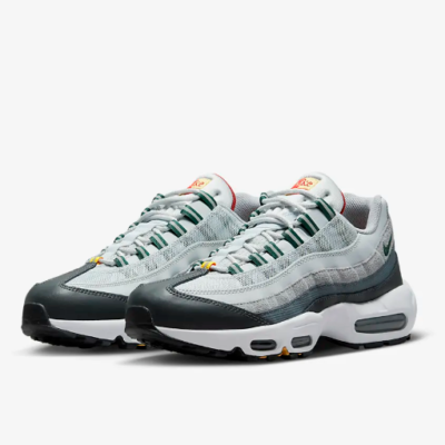 Nike Air Max 95 Prep School Men's Sizes Gray/Green/Gold New | eBay