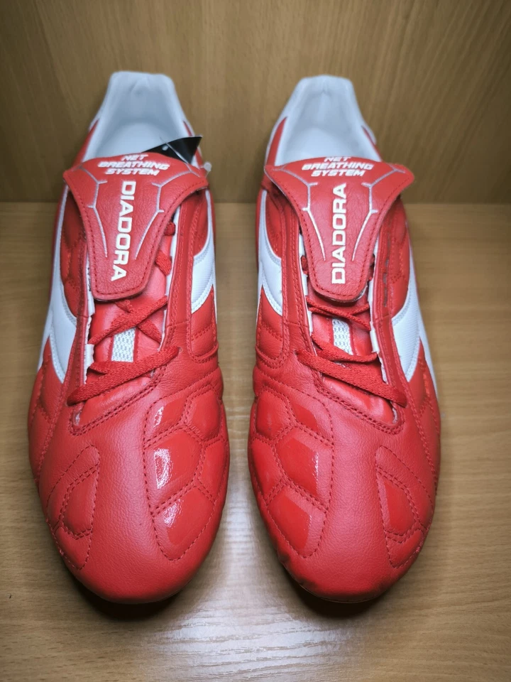 Sistema de respiración de red de cuero canguro Diadora DD ELEVEN FG US 12 UK 11,5 libre de impuestos Foto 2 de 4