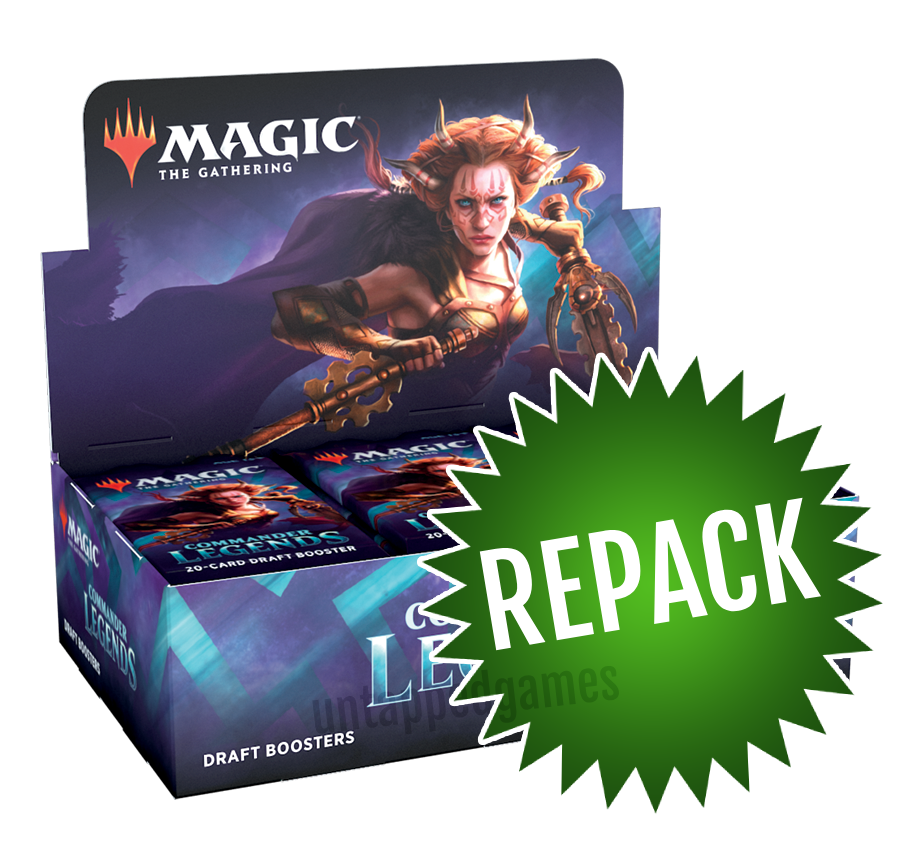 Commander Legends Booster Box Repack! 24 Opened MTG Packs In Box w