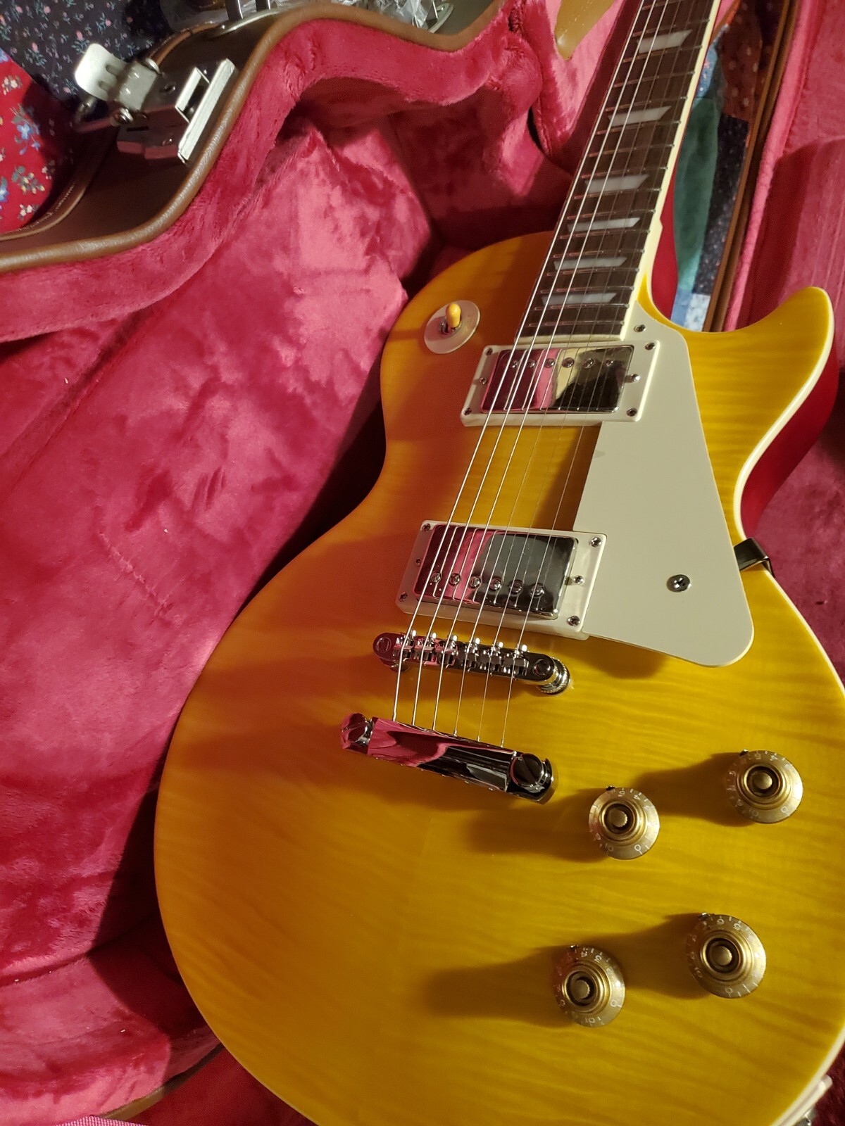 Epiphone 1959 Les Paul Standard LimitedEdition Electric Guitar Lemon Burst EXC สถานีตำรวจภูธร