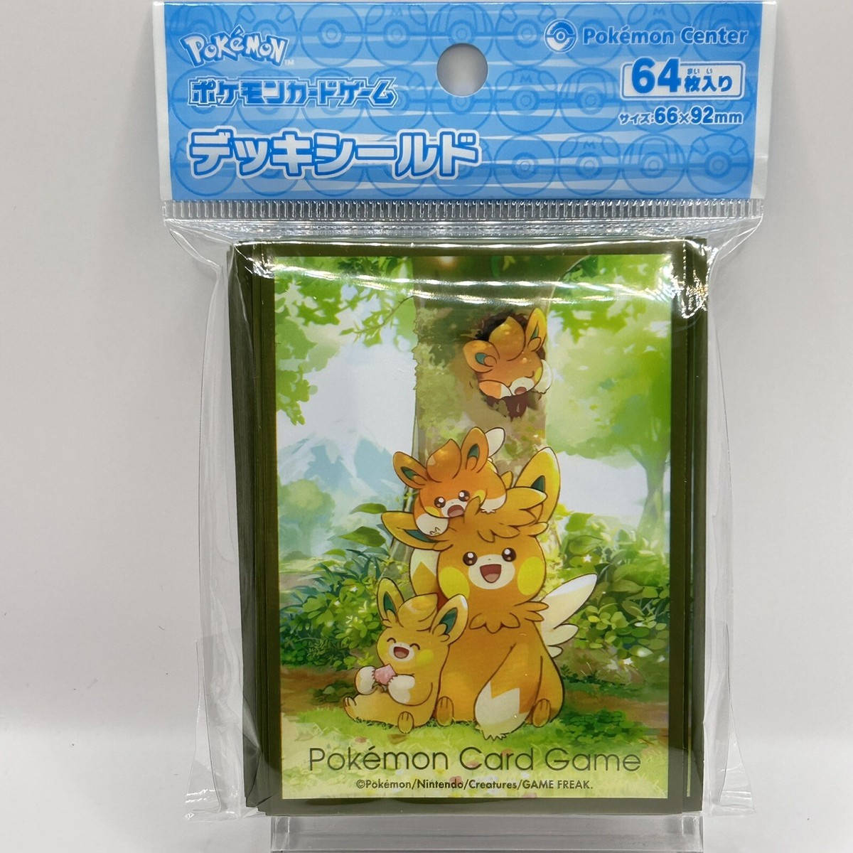 海外公式　ポケモンカード　スリーブ　GRASS CARD SLEEVES Just My Type: Grass Type Card Sleeves (65 Sleeves) | Pokémon