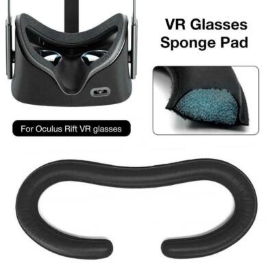 Leather Cushion Face Pads Eye Foam Mask Pad Cover For Oculus CV1 Rift } M8J S4A3