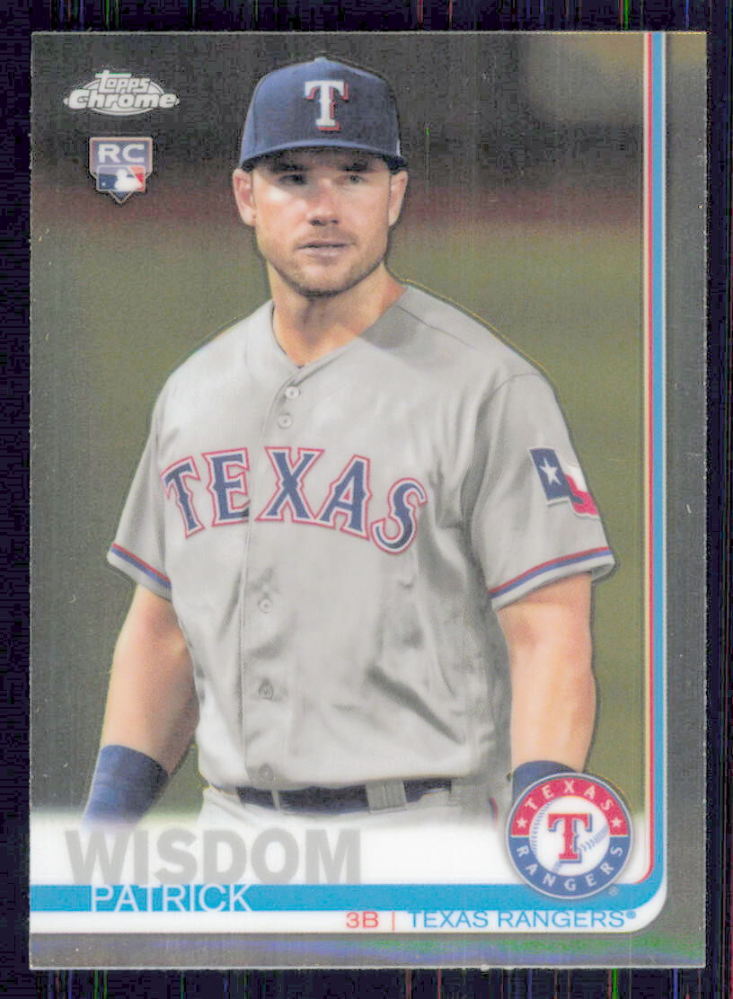 2019 Topps Chrome Baseball #146 Patrick Wisdom RC Rangers