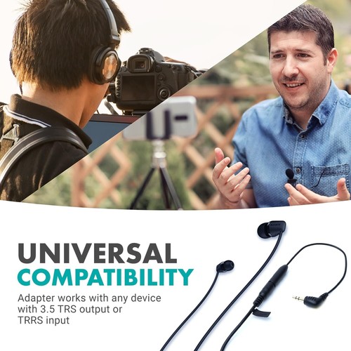 MC4 TRRS to TRS Adapter 3.5mm Female TRRS to Male TRS Camera Recorder Cable - Picture 7 of 9