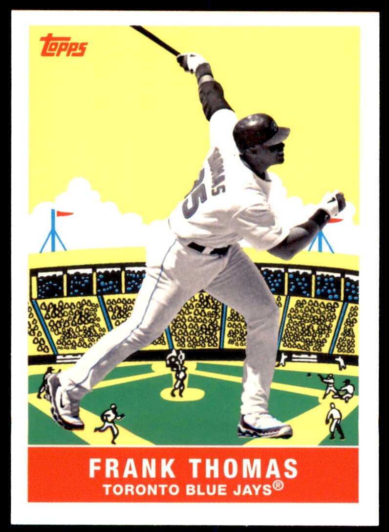 Lot of 4 Frank Thomas 2007 Topps Flashback Fridays Card