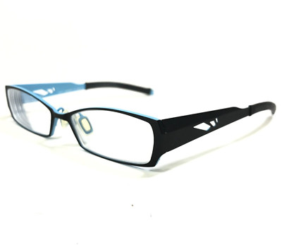 Orgreen Eyeglasses Frames Hellcat 39 Matte Black Sky Blue Japan 50-15-125