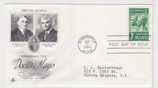 TurtlesTradingPost-&nbsp;Doctors Mayo #1251- 1964 FDC Artcraft Cachet-
