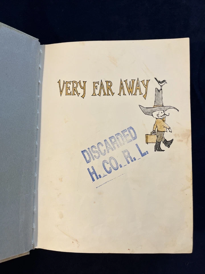 Very Far Away by Maurice Sendak 1957 Early Printing Orig DJ Discarded Library Bk - Image 2 of 4