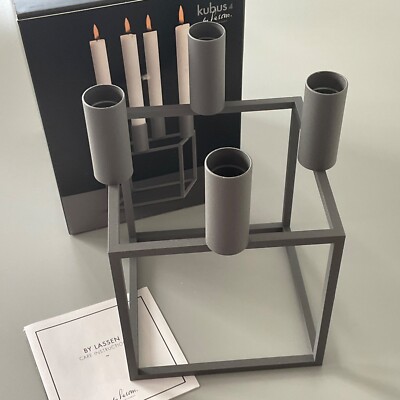 AUDO Copenhagen - Kerzenhalter Kubus 4 - grey