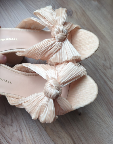 Loeffler Randall Penny Knot Almond Slip On Mule Sandals Womens 9 - Picture 8 of 16