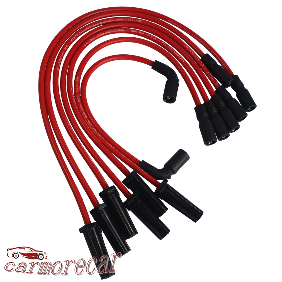 New SPARK PLUG WIRES SILICONE FOR 1999-2007 SILVERADO 1500 SIERRA 1500 4.3L - Image 3 of 4