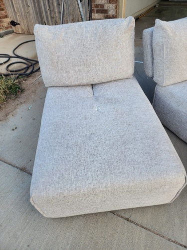 Neatly Used Fabric Sectional-sofa set living room - Picture 4 of 6