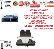 BOOT LOCK FOR FORD MONDEO SALOON  07-15 REAR TAILGATE LID LATCH CATCH ACTUATOR