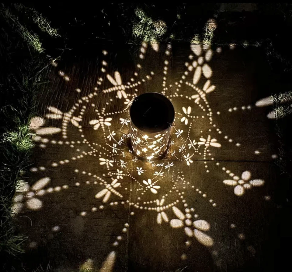 Bronze Solar Lights Outdoor Decorative - Dancing Firefly - Waterproof - Set of 4 - Изображение 2 из 4