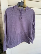 Women's Champion French Terry Purple Hoodie with Front Pockets Size XL