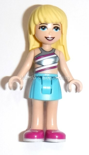 Lego Friends MiniFigure, STEPHANIE w/Azure Skirt, from Andrea's Family set 41449