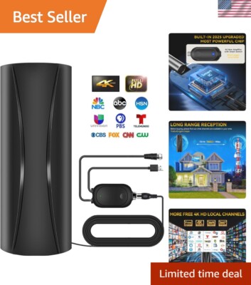 Affordable Indoor HDTV Antenna with Professional Support - No More Cable Bills!
