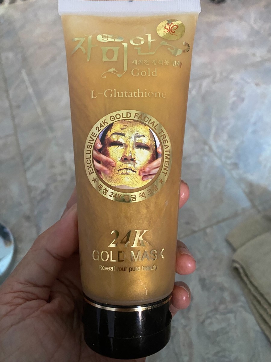 3X 24K Gold Mask L-Glutathione Cream Facial Dark Spot Beauty