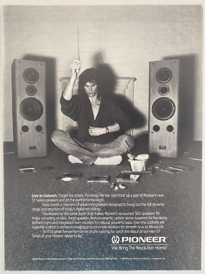 Pioneer ST Series Speakers Vintage 1989 Print Ad | eBay