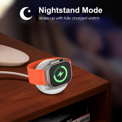 Magnetic Watch Wireless Charger Stand For Apple Watch Ultra/SE/9/8/7/6/5/4/3/2/1
