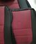 thumbnail 17  - CAR SEAT COVERS (2 pcs) | Made for MERCEDES SLK | Leatherette | Red or Maroon