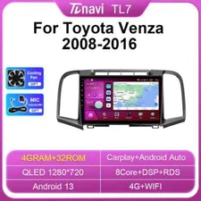 For Toyota Venza 2008-2016 Android Carplay Car Radio Multimedia Video Player GPS