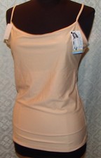 Jockey Womens NWT Cami Slimmer XL Beige Midriff Tamer Slimming New Tank