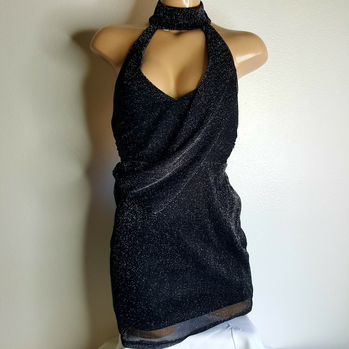 MissGuided Womens Black Glitter layered Mini Dress Size US 2 | eBay MissGuided Womens Black Glitter layered Mini Dress Size US 2 | eBay