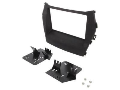 95-7354B Radio-Einbaurahmen passt compatible with Hyundai 2 DIN mattgrau METRA