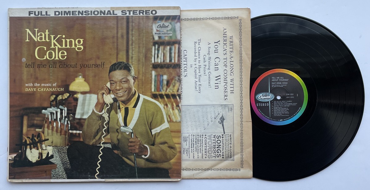 NAT KING COLE Tell Me All About Yourself LP ORIG 1960 Capitol