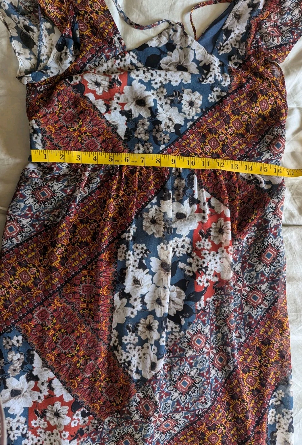 BCBGeneration Patchwork Print Sleeveless Maxi Dre… - image 15