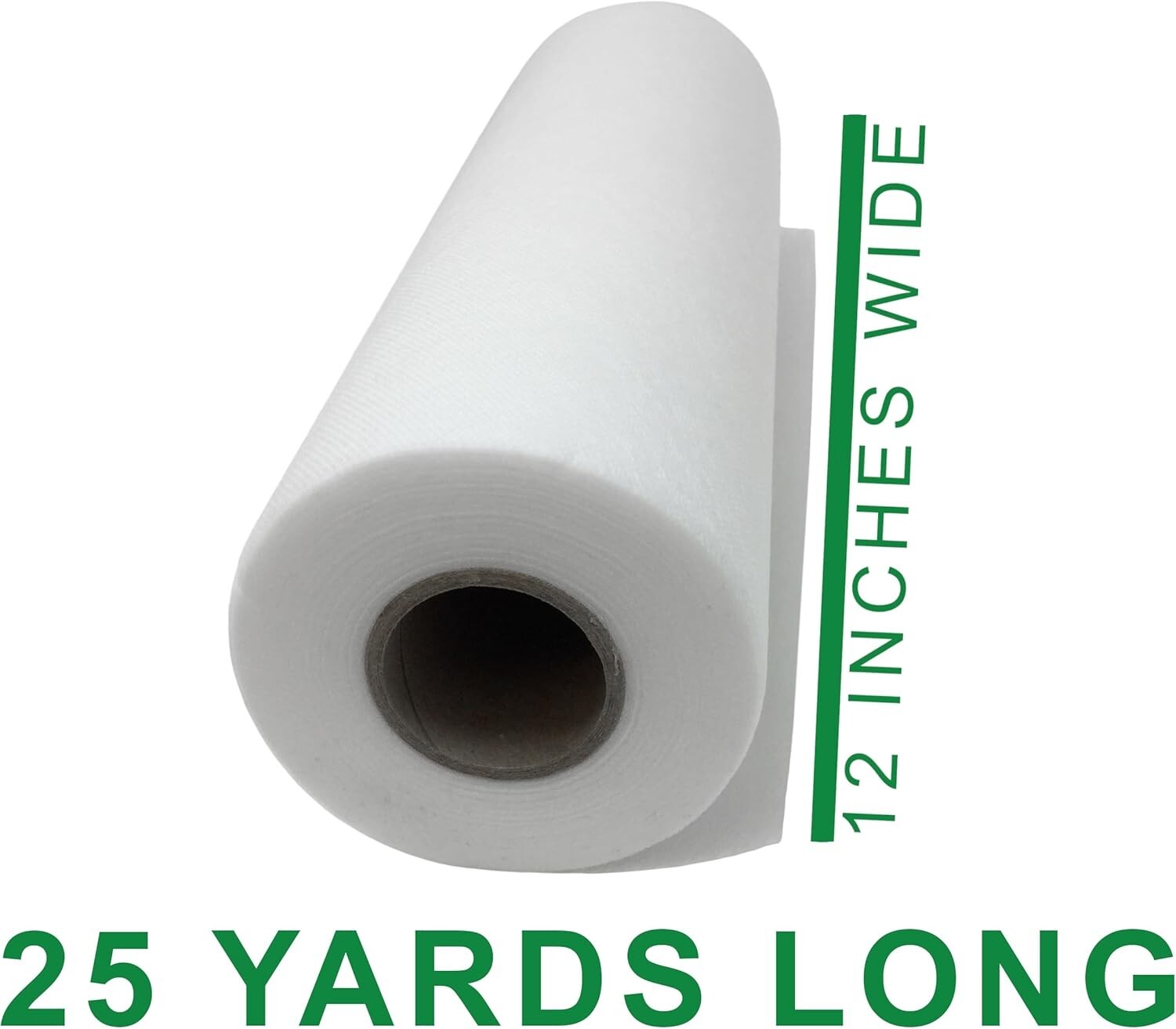 Products Wash Away Water Soluble Embroidery Stabilizer 12" x 25 Yd for...