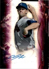 2014 Bowman Sterling #BSPA-AN Aaron Northcraft Magenta /99 Auto Atlanta Braves