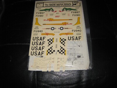 USAF-ANG F-86 Sabre by Microscale decals in 1/72 scale-partial