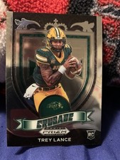 Trey Lance 2021 Panini Prizm Crusade green rookie football card #164
