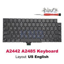 New US layout Keyboard with Screw For Macbook Pro 14" 16" A2442 A2485 2021 Year