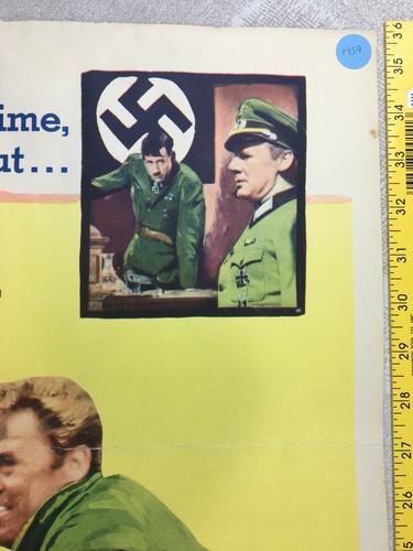 Insert Poster 1959 The Last Blitzkrieg Vintage Original Columbia Picture Johnson - Picture 3 of 6