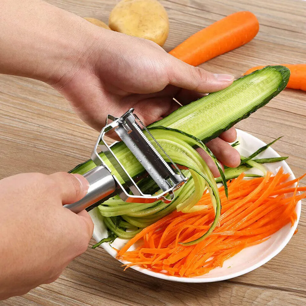1 Pc Stainless Steel Carrot Potato Fruit Vegetable Peeler Grater Kitchen  Tool