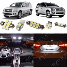 21x White LED lights interior package kit for 2004-2010 Infiniti Qx56 IQ2W