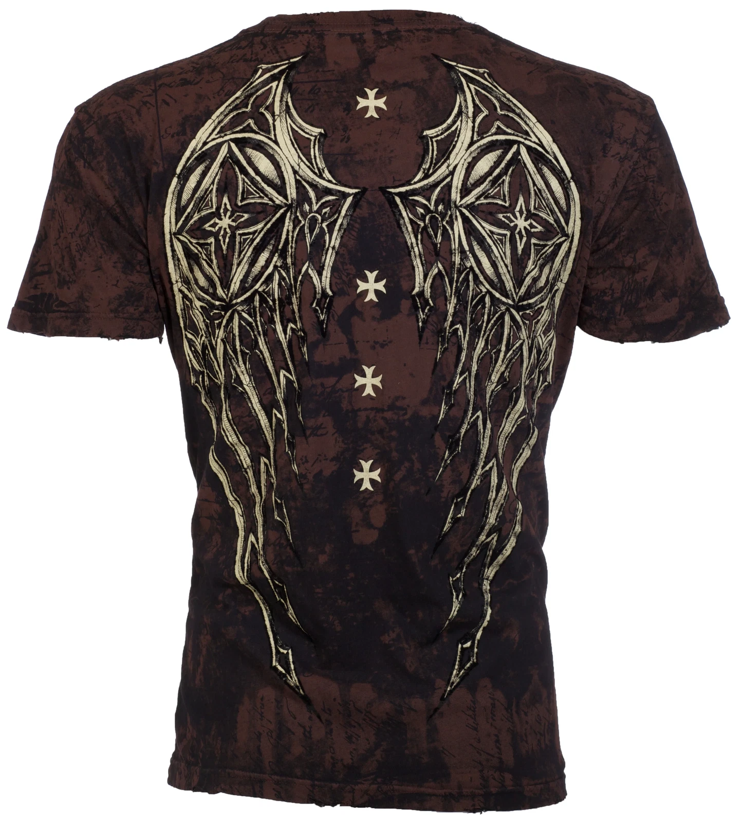 Archaic by Affliction Men's T-Shirt Stone Ranger Wings Cross Biker
Opens in a new window or tab