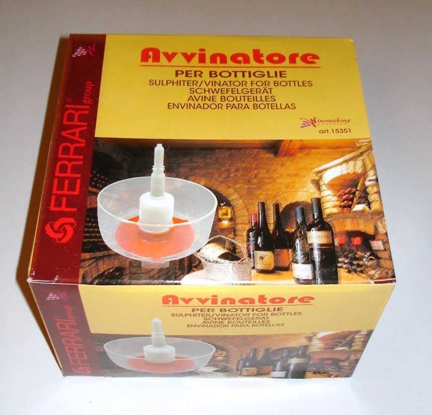 Vinator VINATOR WINE BOTTLES STERILIZER RINSER PREPPER ;- BIG BOTTLING SECRET ...