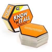 Ginger Fox - Know It All Fast-Paced Card Game. Games For Adults And Kids Ages 8