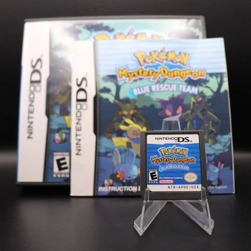 Pokemon Mystery Dungeon Blue Rescue Team Nintendo DS 100% Complete CIB + Inserts