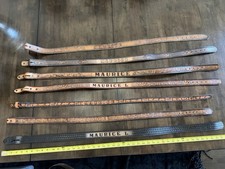 vintage 1970s customized TOOLED belts WESTERN leather NAMED Maurice X7 Lot