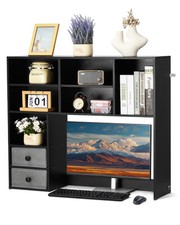 Uimoso Desktop Bookshelf Desktop Storage Organizer 3-Tier for Office Home