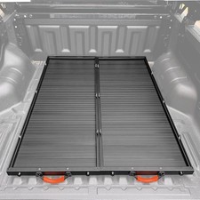 Aluminum Wheel-rolling Slide-out Truck Bed Storage Tray 2-pack - 400lbs Load C