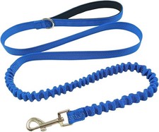 5-7FT Reflective Bungee Dog Leash 3/4" Shock Absorbing Nylon Leash