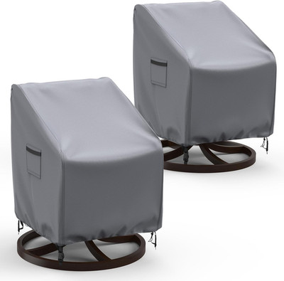 Swivel Patio Chair Covers, 2 Pack Waterproof Outdoor Rocking Chair Covers, Lawn