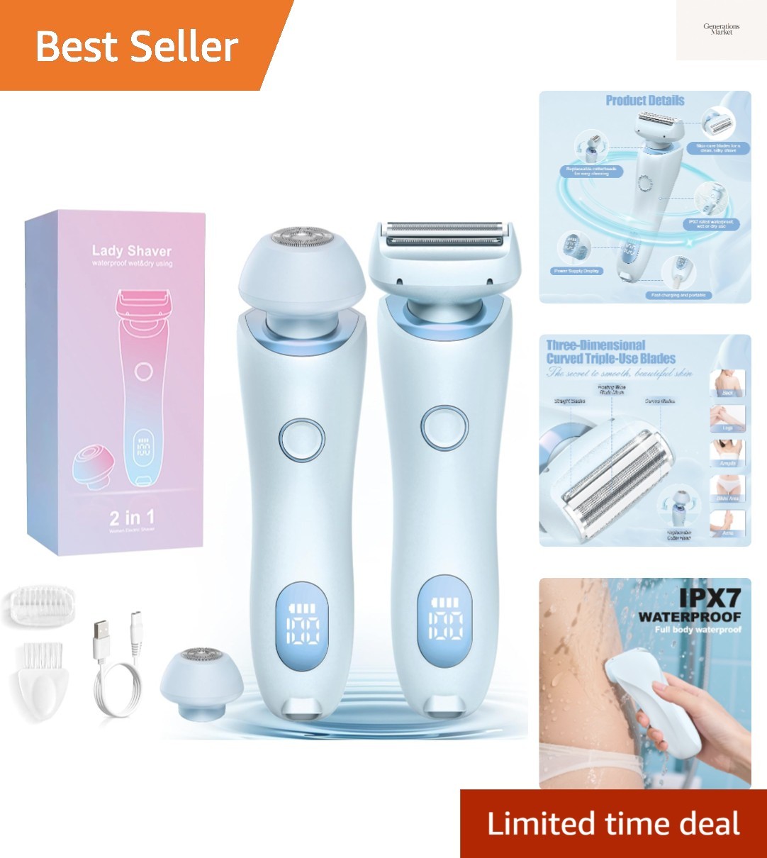 - Cordless & Travel-friendly